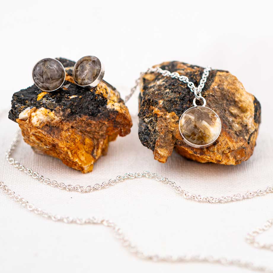 Multicolor Granite → Earring & Necklace Set
