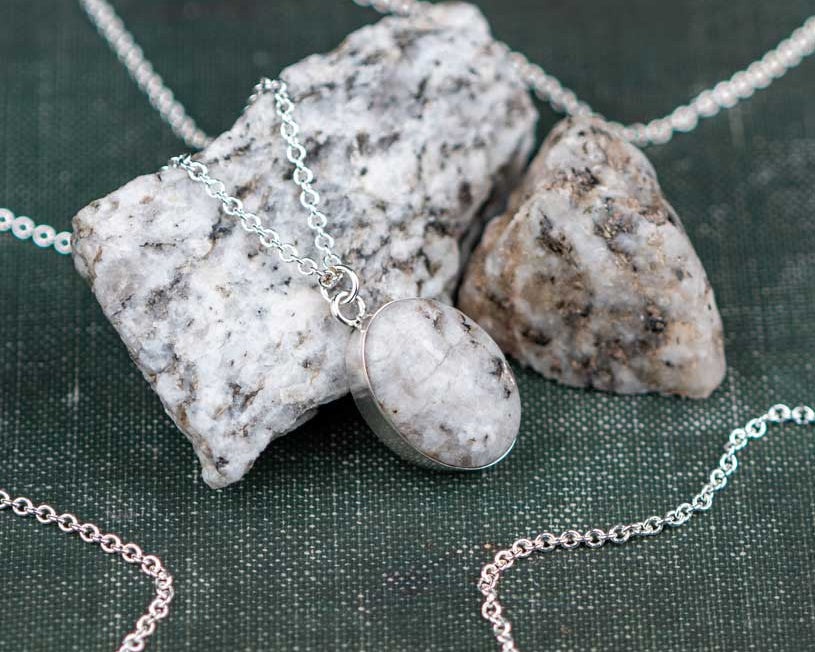 Speckled Granite → Pendant Necklace