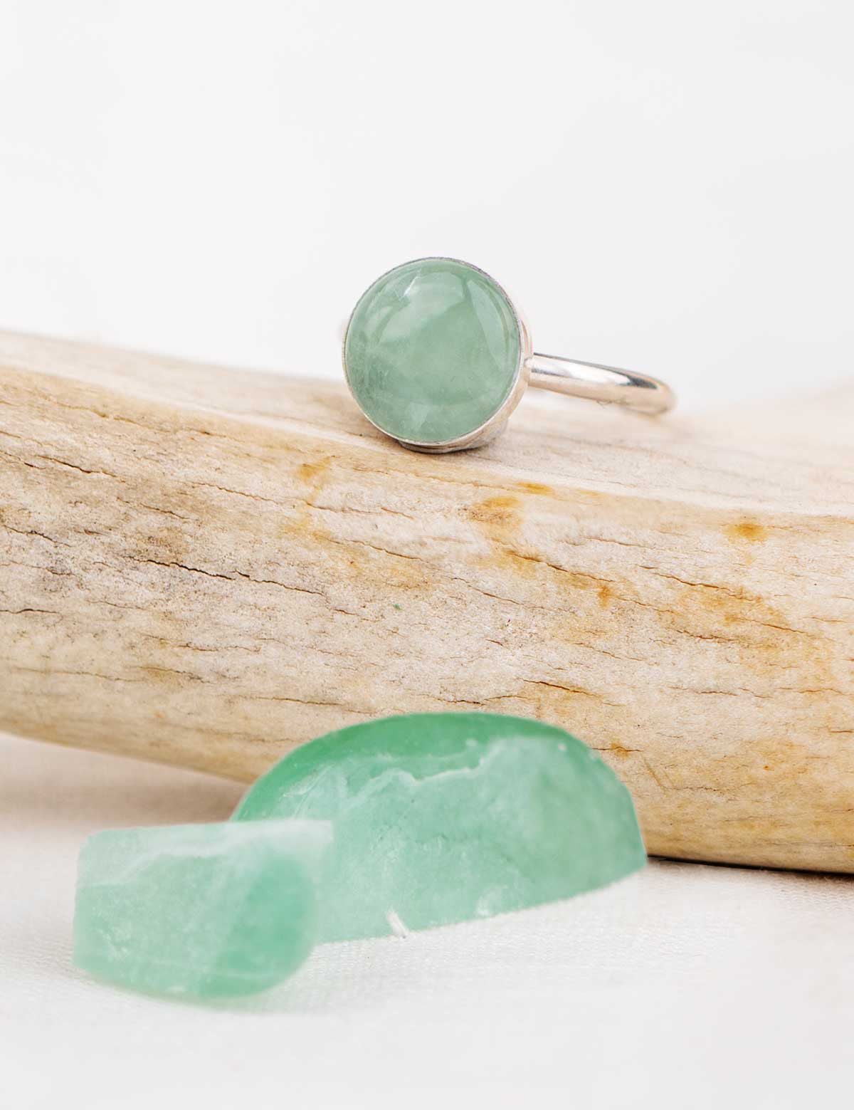 Dainty Meridian Ring with Your Stone | Silver