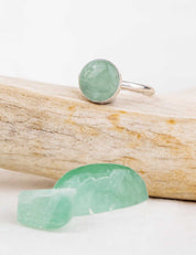 Dainty Meridian Ring with Your Stone | Silver