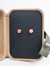 Petite Confluence Earrings with Your Stone | Gold