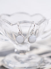 Petite Astral Earrings with Your Stone | Silver
