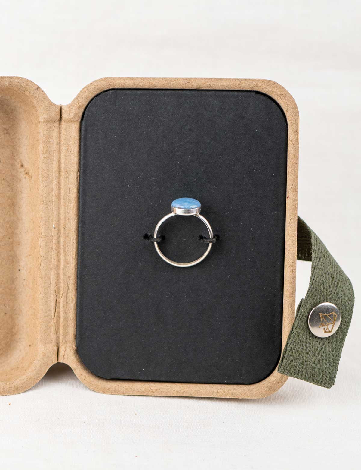 Dainty Meridian Ring with Your Stone | Silver