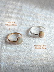 Gold Fill and Sterling Silver Atlantis Rings