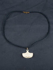 Waxed Cord with Carved Bone