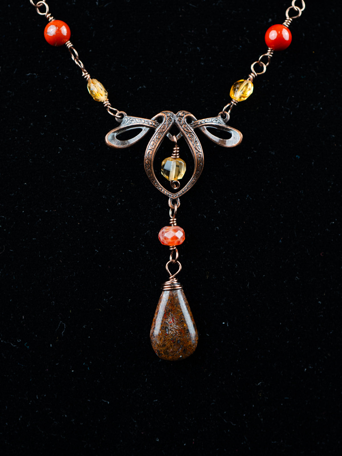 Dinosaur Drop Necklace