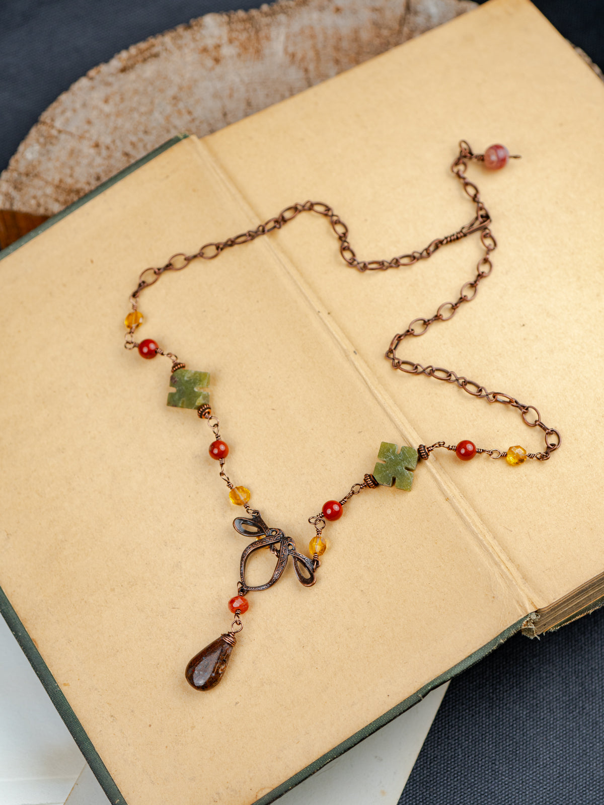 Dinosaur Drop Necklace