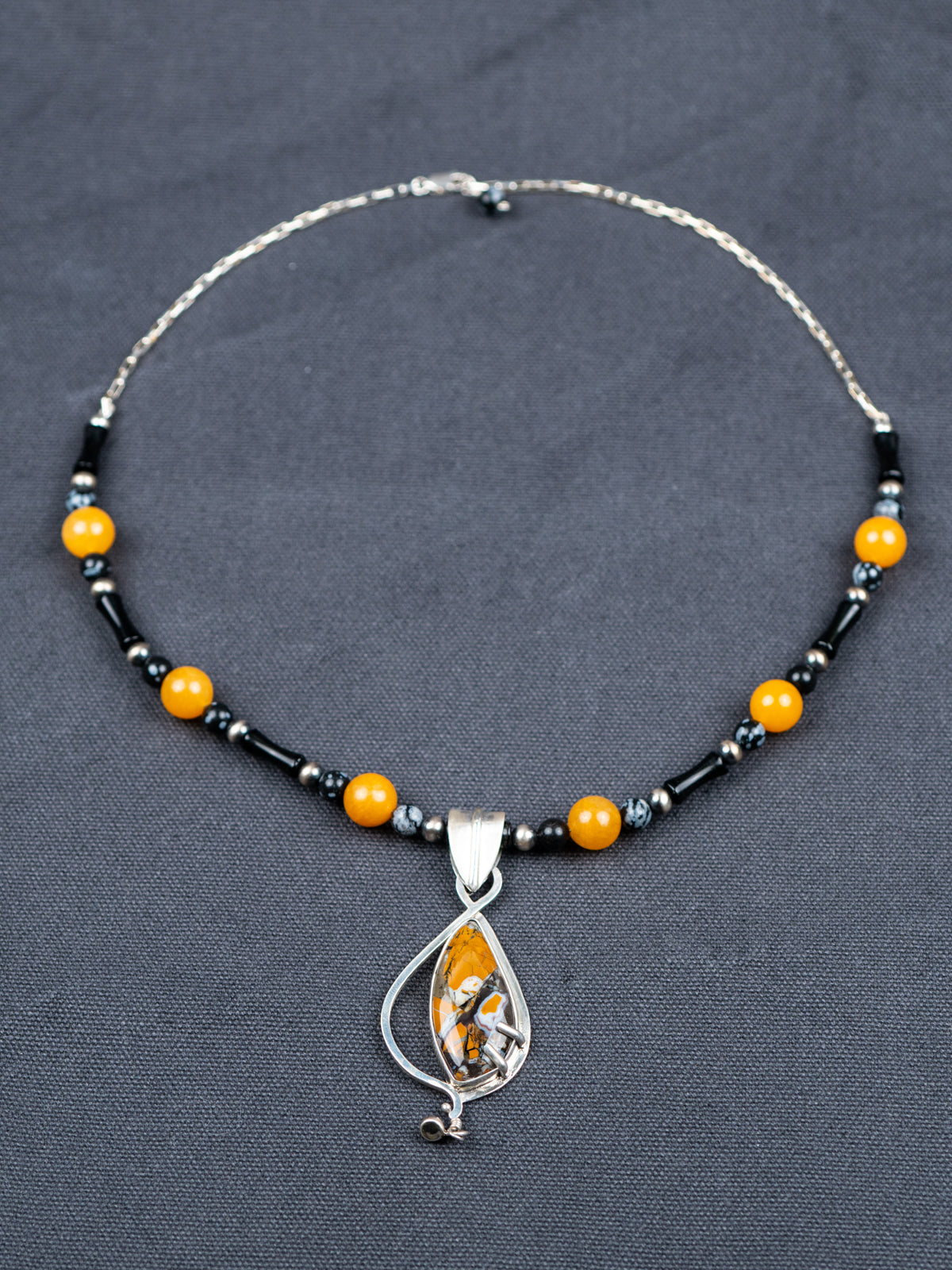 Gemstone Necklace with Canyon Jasper