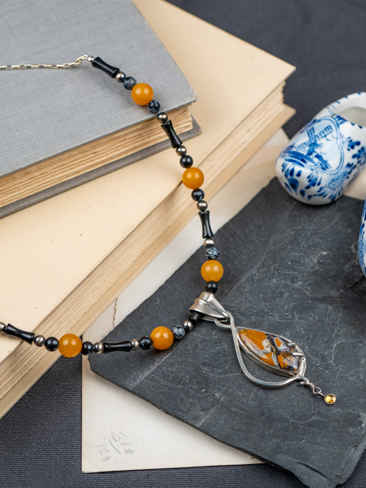 Gemstone Necklace with Canyon Jasper