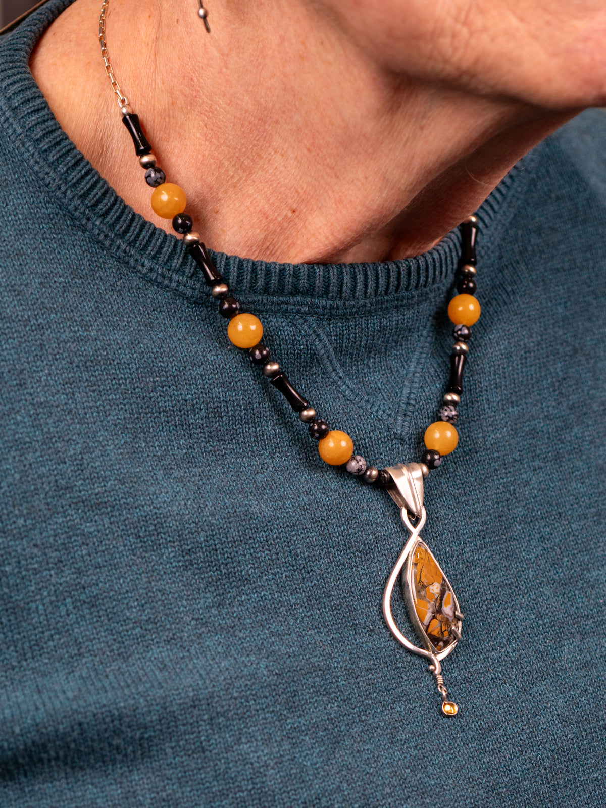 Gemstone Necklace with Canyon Jasper