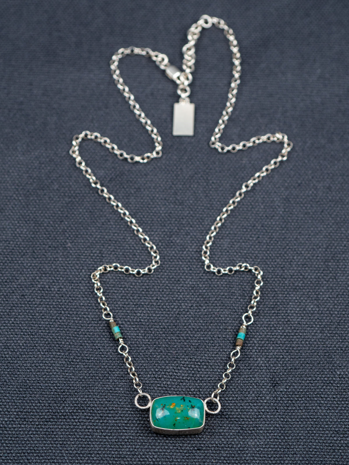 Chalcedony & Malachite Beads Necklace