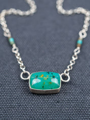 Chalcedony & Malachite Beads Necklace