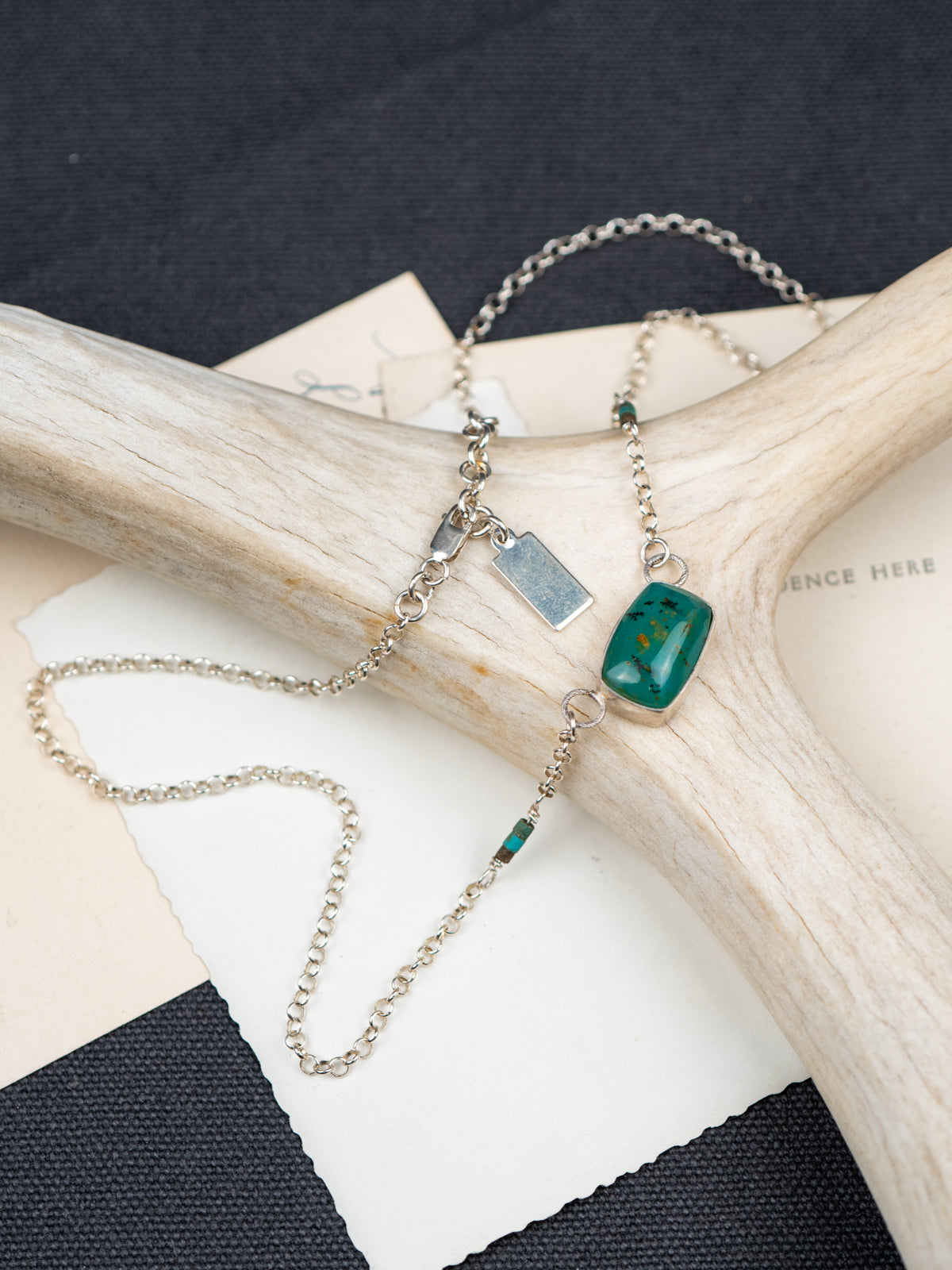 Chalcedony & Malachite Beads Necklace