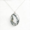 Large Lodestar Necklace with 22mm x 30mm yule marble picked up at Marble, Colorado
