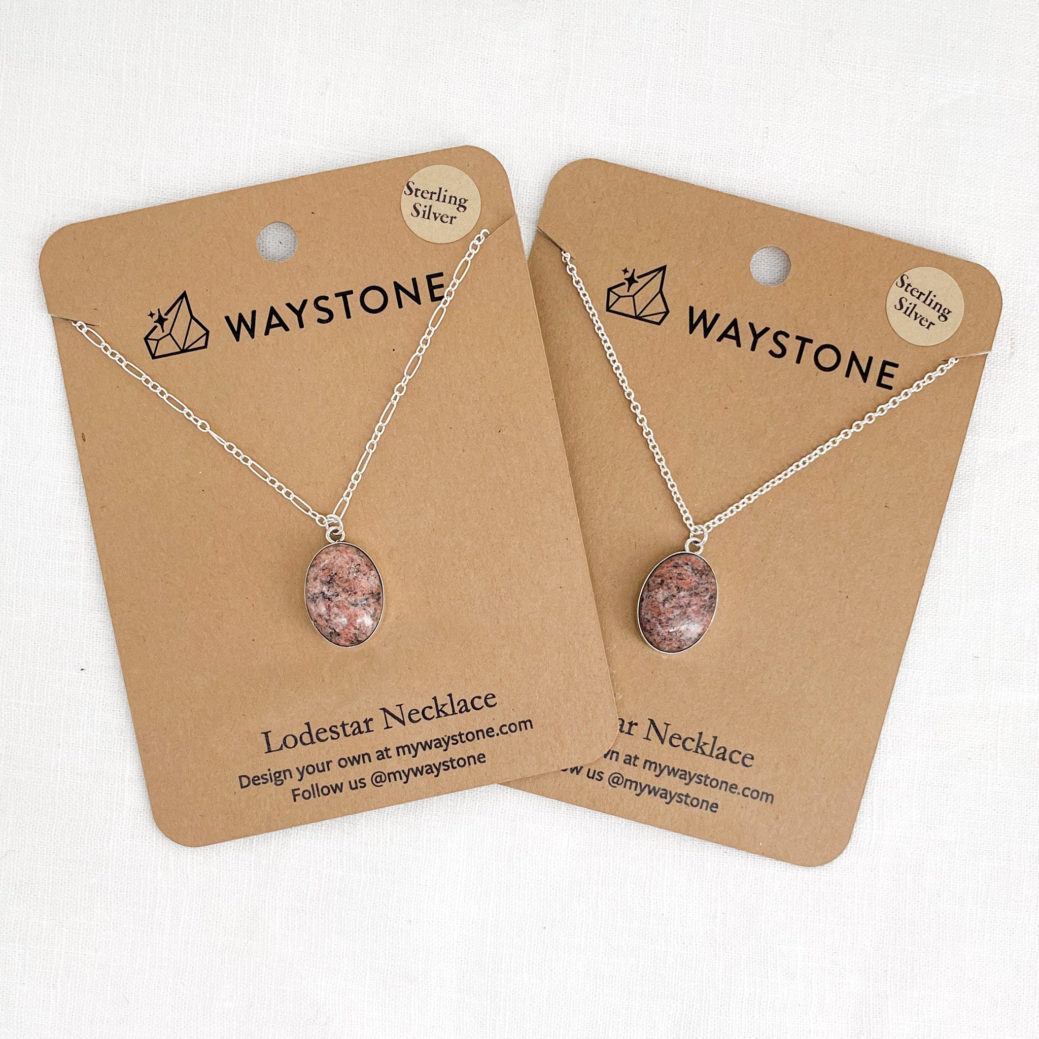 Small Lodestar Neckace with 12mm x 16mm sandstone picked up at Red Rocks, Colorado