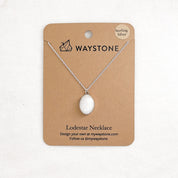 Small Lodestar Necklace with 12mm x 16mm yule marble picked up at Marble, Colorado