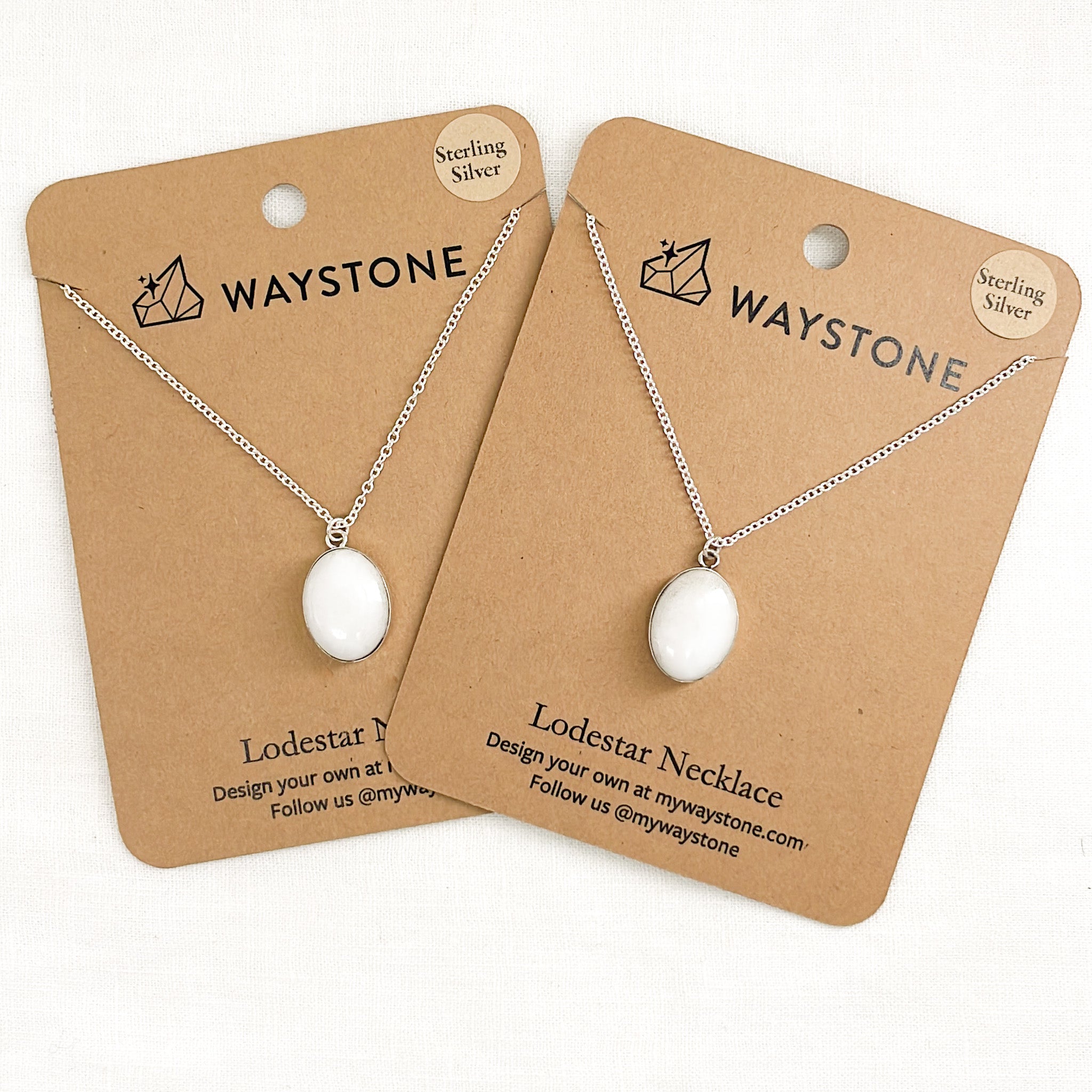 Small Lodestar Necklace with 12mm x 16mm yule marble picked up at Marble, Colorado
