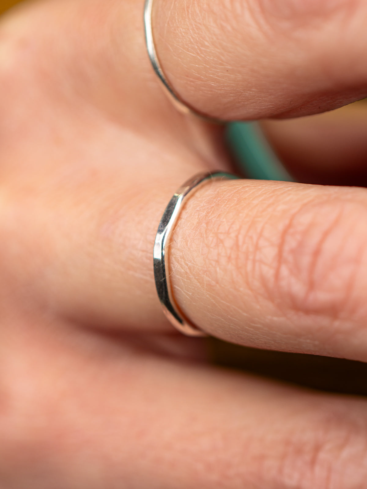 Hammered Band Rings