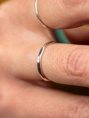Hammered Band Rings