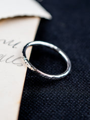 Textured Band Rings