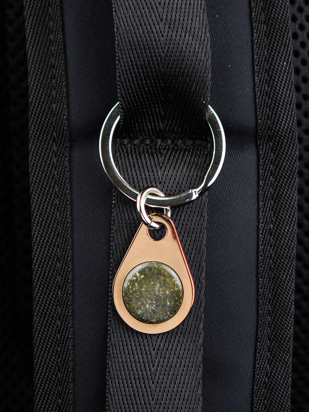 Waymark Key Tag with Your Stone | Silver Steel – Waystone