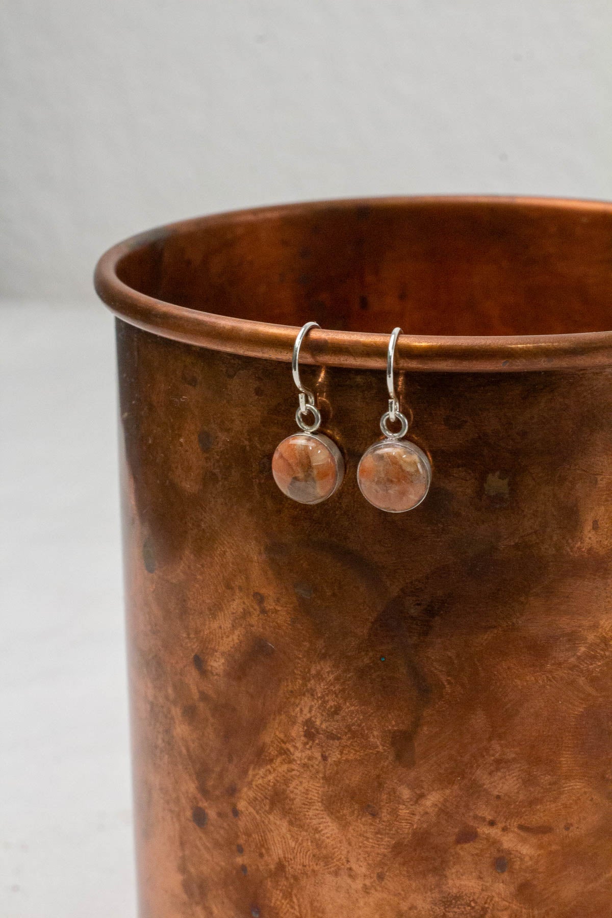 Petite Astral Earrings with Your Stone | Silver