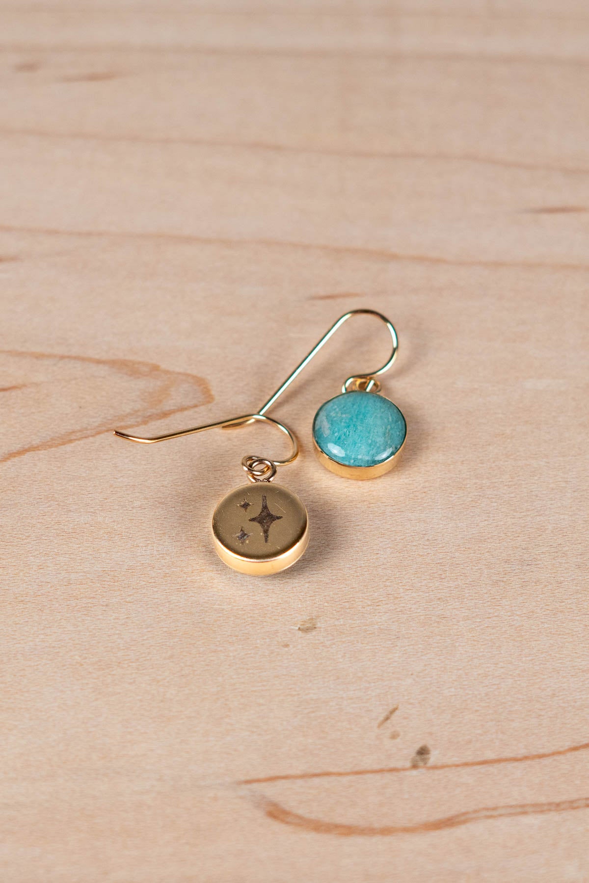 Classic Astral Earrings with Your Stone | Gold