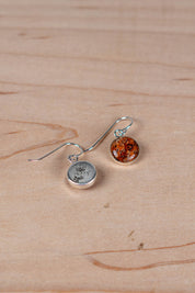 Classic Astral Earrings with Your Stone | Silver