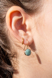 Classic Astral Earrings with Your Stone | Gold