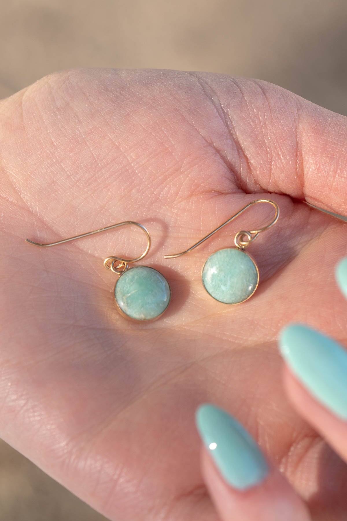Classic Astral Earrings with Your Stone | Gold
