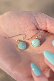 Classic Astral Earrings with Your Stone | Gold