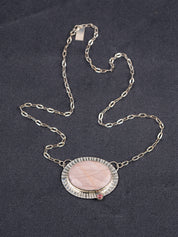 Willow Creek Jasper with Garnet Accent Necklace