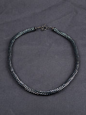 Gray Toho Beads Necklace