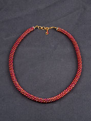 Red Toho Bead Necklace