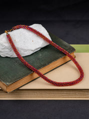Red Toho Bead Necklace