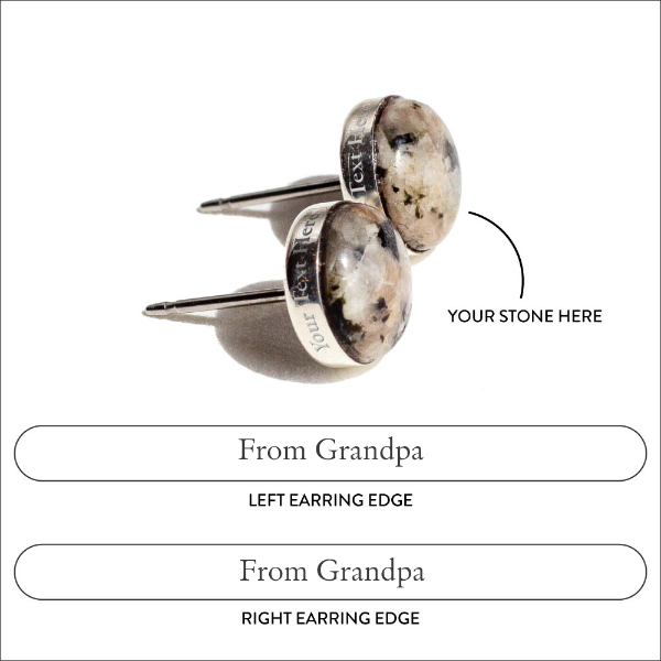 Petite Confluence Earrings - Bring Your Own Stone